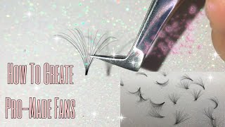 How To Create PreMadeProMade Fans How I Store My Lashes [upl. by Sidras]