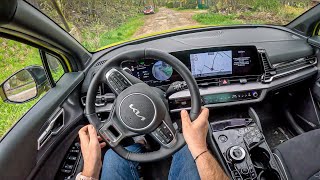 2023 Kia Sportage GTLine 16 TGDi HEV 230HP 0100 POV Test Drive 1714 Joe Black [upl. by Denni901]