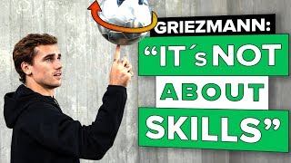 FOOTBALL SKILLS with GRIEZMANN  Funny interview [upl. by Notsirb]