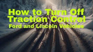 How to Turn Off Traction Control in Your Ford or Lincoln [upl. by Names]