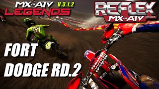 Mx vs Atv Reflex pack Fort Dodge Rd2  MX vs ATV Legends V312  125 lap  Open Race [upl. by Deth]