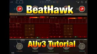 BeatHawk Music Production Studio  Amazing Used as an AUv3  Full Tutorial amp Demo [upl. by Loleta349]