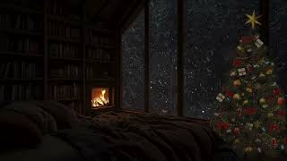 Blizzard Sounds Is A Gift For Sleep  Winter Sounds Cozy Fireplace amp Blizzard Winds for Relaxation [upl. by Airotal]