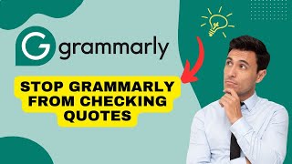 How to Make Grammarly not Check Quotes 2024 [upl. by Suirada588]