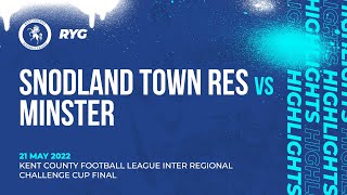 Snodland Town Reserves v Minster FC  Bill Manklow InterRegional Challenge Cup Final MatchHighlights [upl. by Ludly]