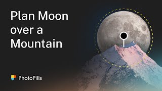 How to Plan a Photo of the Moon over a Mountain  Step by Step Tutorial [upl. by Danie]