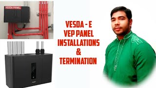 VESDA E VEP  How to install vesda panel How to Terminate the Cable [upl. by Aivato]