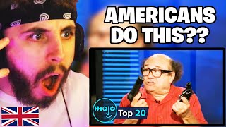 Brit Reacts to 20 Things Only Americans Do And Think Its Normal [upl. by Brittne]