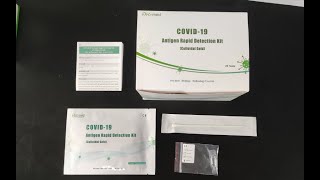 Promed sars cov2 antigen card 25 testskit rapid test easy to test lower cost instruction for use [upl. by Norrehc]