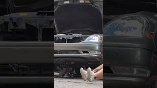 LS430 front bumper installation time lapse [upl. by Bowlds981]