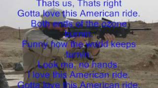 american ride by toby keith lyrics [upl. by Charlotta]