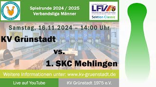 7 Spieltag KV Grünstadt  1 SKC Mehlingen [upl. by Pelson80]