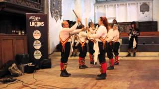 Golden Star Morris Dancers at the opening of the City of Ale Norwich cityofale [upl. by Enerak965]