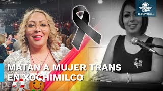 Asesinan a la activista trans y morenista Samantha Fonseca al salir del Reclusorio Sur [upl. by Cherianne]