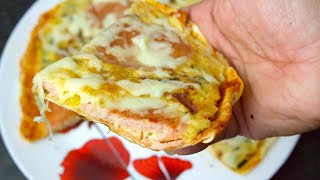 5Minute Tortilla Pizza Quick and Easy Breakfast  Tortilla Breakfast Pizza [upl. by Amii]