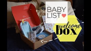 BABYLIST Hello Baby Welcome Box UNBOXING [upl. by Htehpaj]