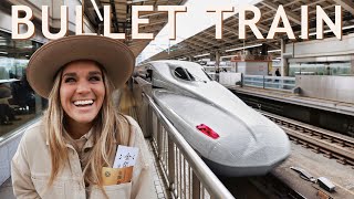 FIRST EXPERIENCE INSIDE FASTEST JAPANESE BULLET TRAIN shinkansen from Tokyo to Kyoto [upl. by Kcirtap]