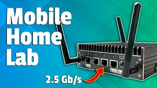 My Mobile HomeLab Travel Router with Proxmox Docker and OpenWRT [upl. by Andee]