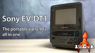 Sony EVDT1 the portable Trinitron Video8 TV [upl. by Auhesoj]