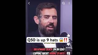 Billionaire black disses q50 “them ain’t yo hats them jeffs” 😱🧢 drill shorts fyp [upl. by Brockwell204]