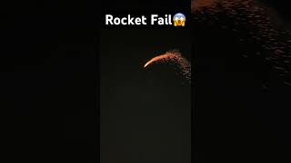 Fail captured😱 fails trendingnow diwali trend rocket rocketfails cracker crackerfail viral [upl. by Kuo]