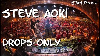 Steve Aoki Drops Only  Tomorrowland 2017 [upl. by Ennis]