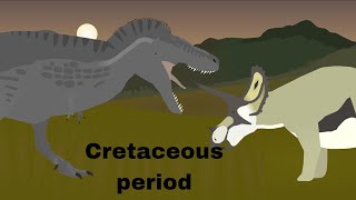 Cretaceous period Animation Stick Nodes [upl. by Rednirah]