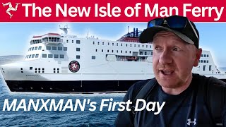 DAY ONE of the New Ferry to Douglas Isle of Man Welcome Aboard MANXMAN Enjoy the Crossing [upl. by Aihsoem322]