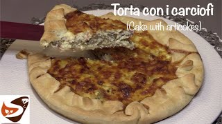 TORTA SALATA DI CARCIOFI la pizza rustica più buon che cè [upl. by Fatsug]