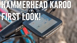 First Look Hammerhead Karoo GPS Bike Unit [upl. by Llebpmac362]