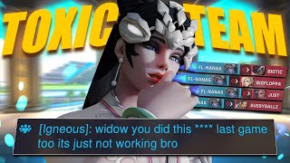 I embarrassed my toxic teammate by solo killing everyone with Widowmaker  Overwatch 2 [upl. by Bilicki811]