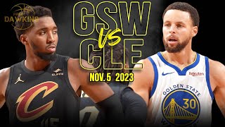 Golden State Warriors vs Cleveland Cavaliers Full Game Highlights  Nov 5 2023  FreeDawkins [upl. by Yenitsed]