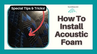 How To Install Acoustic Foam Panels [upl. by Coffee]