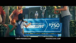 Progressive pigeons commercial 2024 USA [upl. by Nadnal]