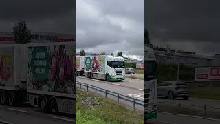 Blomsterlandet🤠 truckspotting scania [upl. by Eneryt]