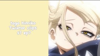 Toga himiko twixtor clips  season 7 ep7 [upl. by Hinman]