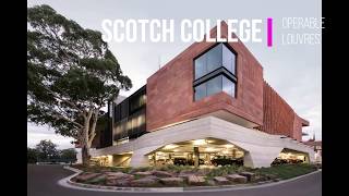 Scotch College  450mm Operable Louvres by Louvreclad Brisbane [upl. by Ylrehs]