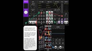 vcv internal midi loopback has exact 2 samples delay and no jitter [upl. by Aerdnwahs]