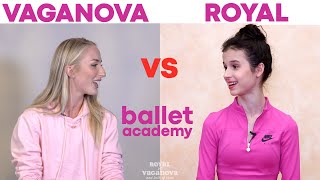 VAGANOVA vs ROYAL Ballet Academy amp School Maria KHOREVA amp Claudia DEAN [upl. by Nylsaj754]