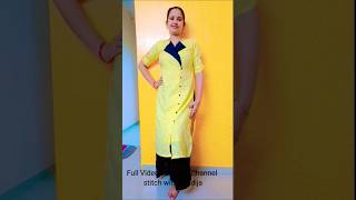 Collar Neck Design Front Open Designer Kurti [upl. by Raynata720]