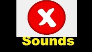 Incorrect Sound Effect All Sounds [upl. by Elder983]