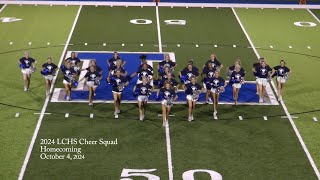 2024 10 04 Cheer Squad Homecoming Halftime [upl. by Athenian]