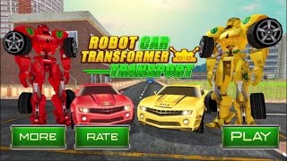 Robot Car Transformer Transport  Android GamePlay  Game for Kid Full HD [upl. by Yllim]