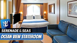 Serenade of the Seas  Ocean View Stateroom Tour amp Review 4K  Royal Caribbean Cruise Line RCCL [upl. by Viscardi]