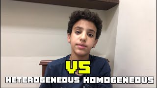 Homogeneous Vs Heterogeneous Mixtures [upl. by Colbye141]