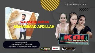 📡Live Khitanan MUHAMMAD AFDILLAH  CS KDI  BG AUDIO  ANGGUN STREAMING [upl. by Artek]