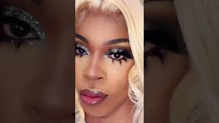 Beautiful client makeoverfull glam birthday makeup look 2024 makeupshorts glammakeup [upl. by Acebber399]