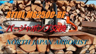 MS250CBEパージャポンプ交換 [upl. by Anoi]