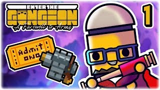 Gungeon NEW UPDATE  Part 1  Lets Play Enter the Gungeon A Farewell to Arms  PC Gameplay HD [upl. by Lola]