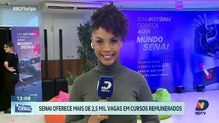 SENAI oferece mais de 25 mil vagas em cursos remunerados [upl. by Nytsirt612]